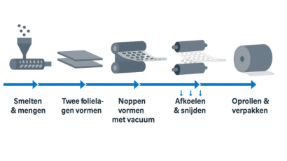 Productieproces noppenfolie