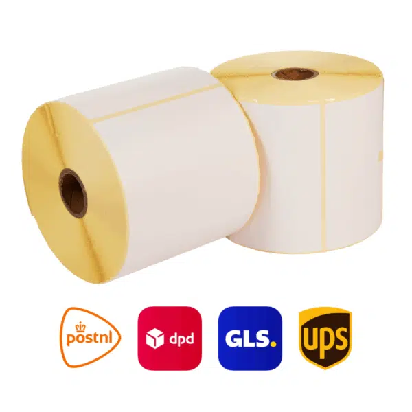 Verzendlabels 102 x 150 mm - 500 labels per rol
