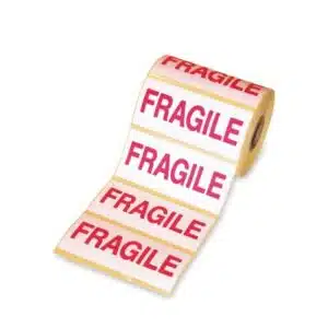Waarschuwingsetiketten 'FRAGILE' - 148 x 48,8 mm