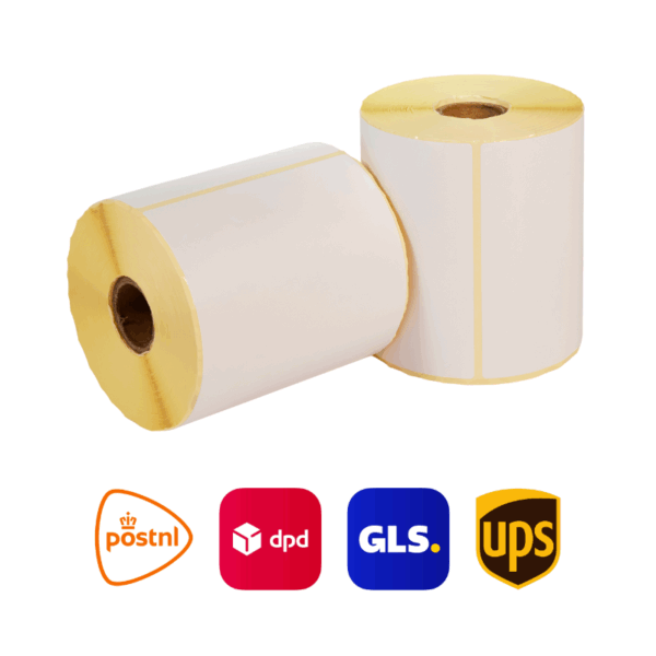 Verzendetiketten Zebra - 102 mm x 150 mm (Kern 25 mm) - 300 labels per rol - Afbeelding 2