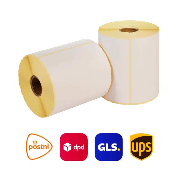 Verzendetiketten Zebra - 102 mm x 150 mm (Kern 25 mm) - 300 labels per rol - Afbeelding 2