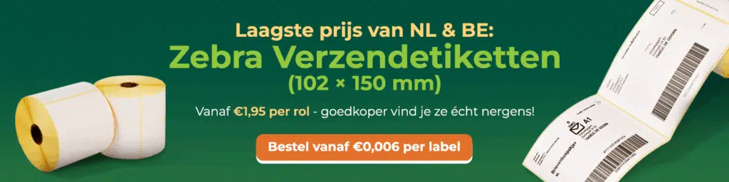 Zebra Verzendetiketten