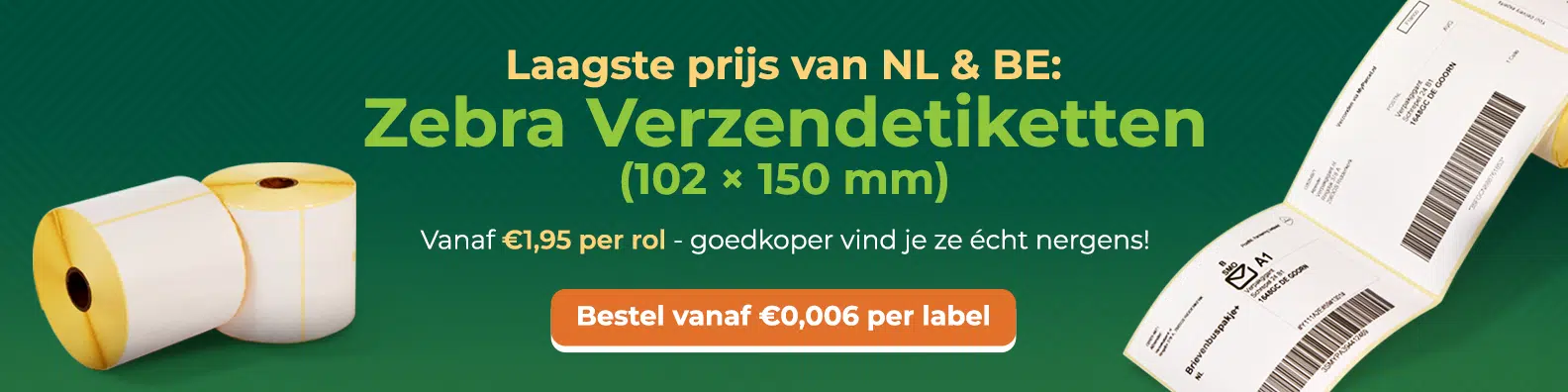 Zebra Verzendetiketten